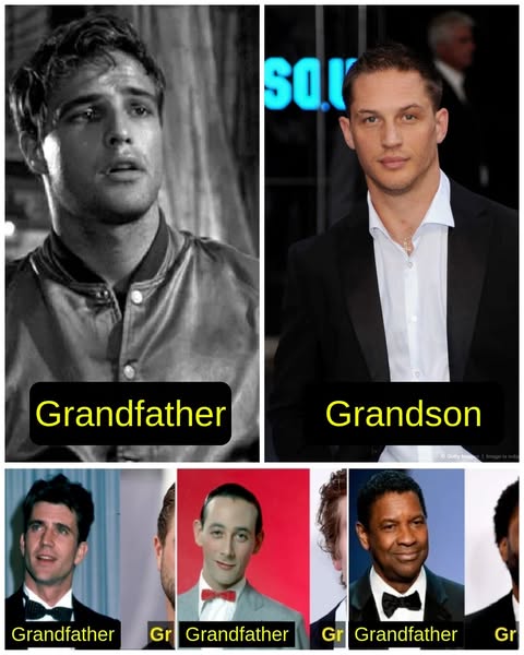 The 30 Hollywood Stars Who Are the Spitting Image of Their Grandparents